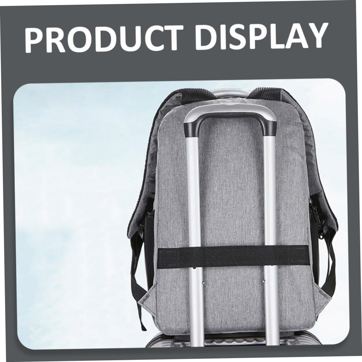 Homoyoyo Zaino per Laptop Lucchetto a Combinazione e Porta Ricarica Usb, Zaino da Viaggio Elegante e Resistente per Studenti e Uomini D’affari, Grande Capacità per Computer e Accessori