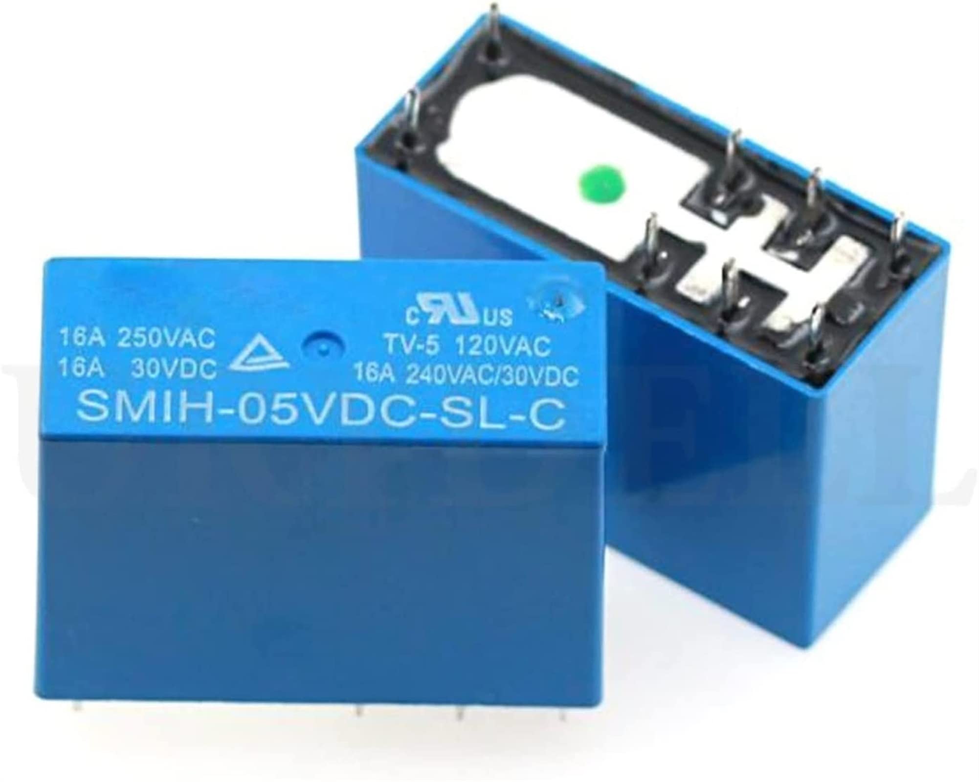 CSKWLLNBC Relay 5pcs Relays SMIH-05VDC-SL-C SMIH-12VDC-SL-C SMIH-24VDC-SL-C 5V 12V 24V 16A 8pins(SMIH-12VDC-SL-C)