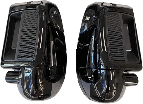 Vivid Black Water-Cooled Lower Vented Leg Fairing Glove Box fits for Harley Water-Cooled Touring Electra Street Glide 2014 2015 2016 1017 2018 2019