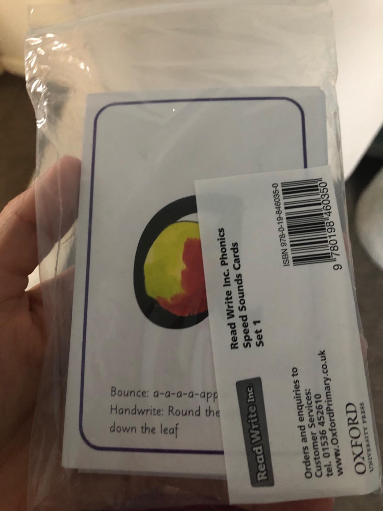 Read Write Inc.: Set 1. Speed Sound Cards (READ WRITE INC PHONICS ...