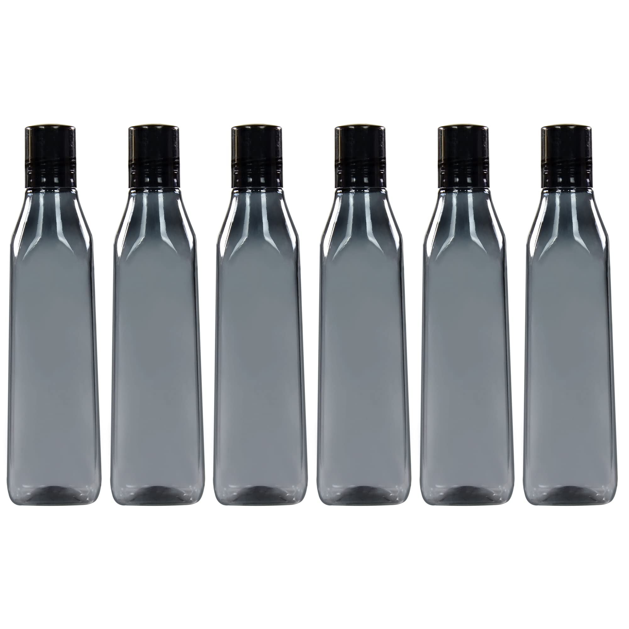 PEARLPET Panama BPA-free Plastic Water Bottle Set of 6 Pcs, Each 1000ml, Grey (B0C435TVL4) Amazon Price History, Amazon Price Tracker