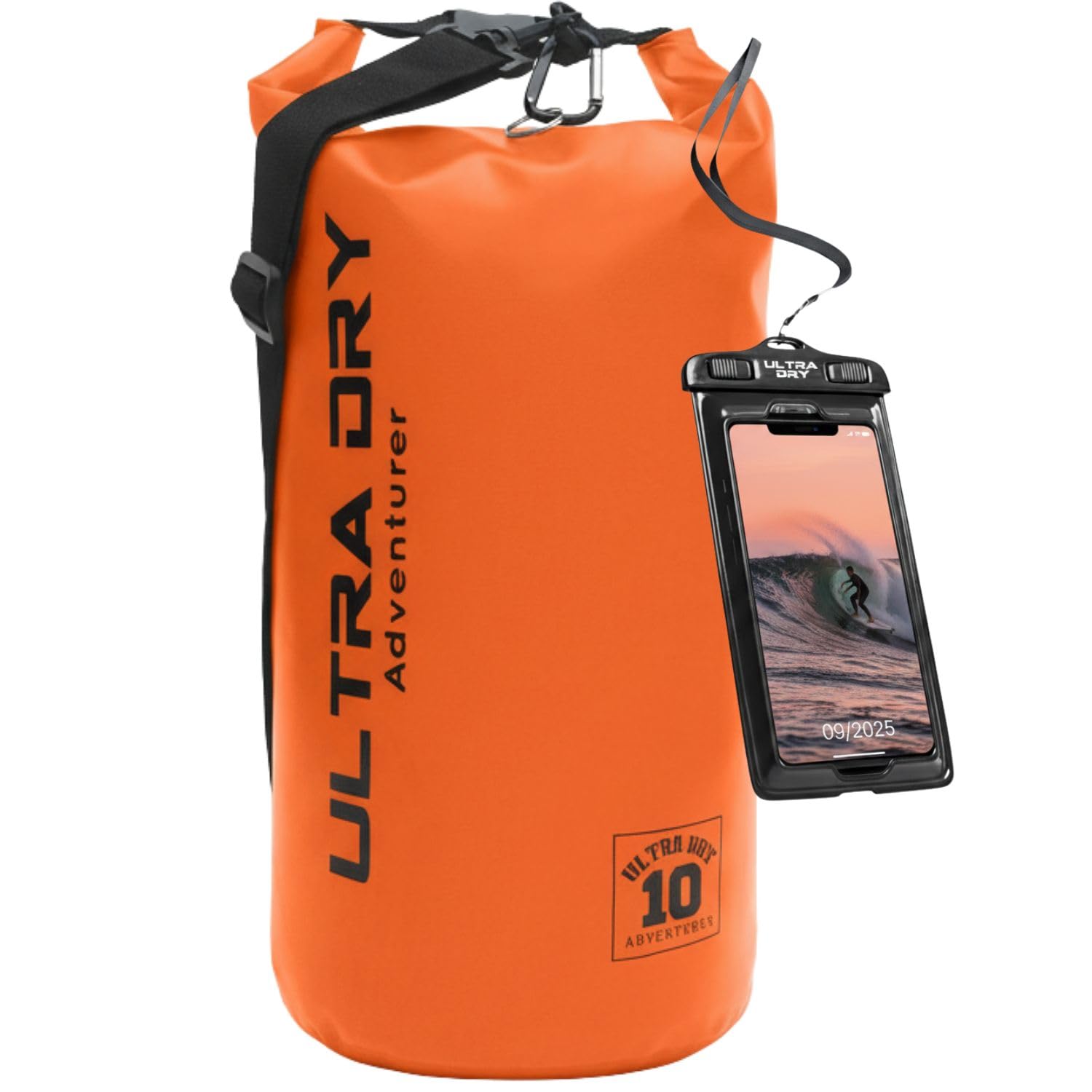 Ultra Dry Adventurer Premium Waterproof Bag, Sack with Phone Dry Bag and Long...