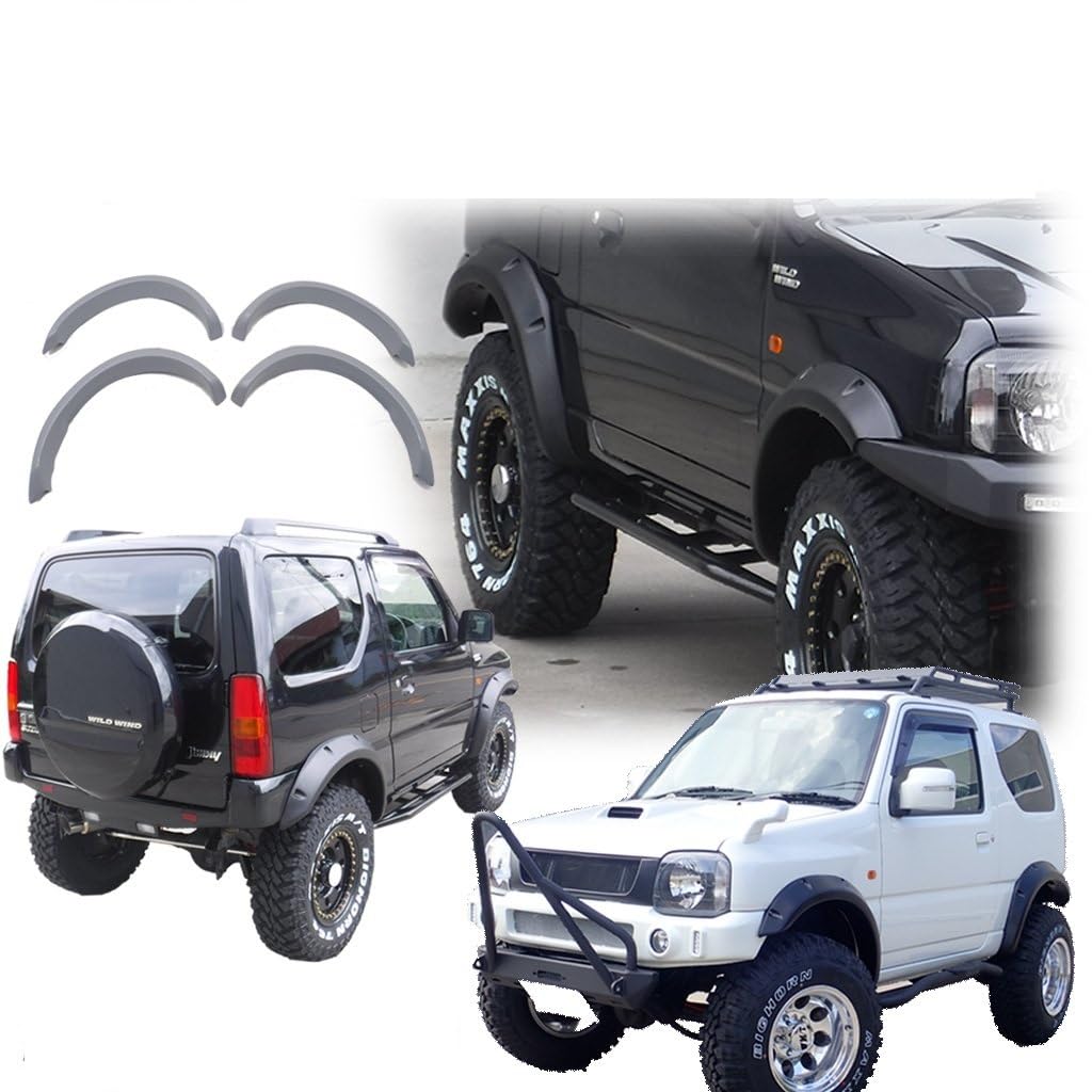 RIVAN ジムニー JB23 オーバーフェンダーキット RIVAI オーバーフェンダー JB23 専用 9.9mm 車検対応 ABS樹脂