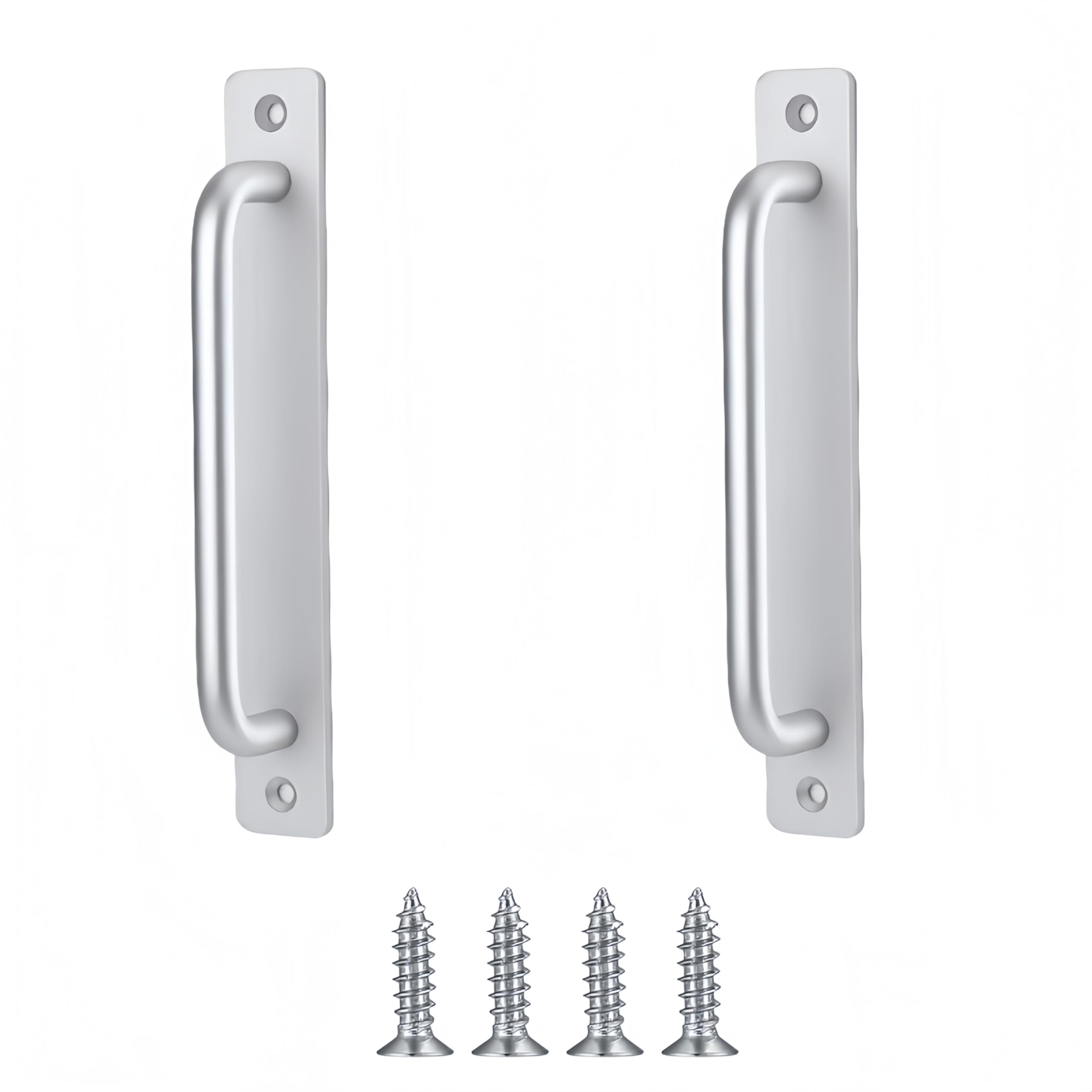 MIEGUIWOR Pack of 2 Sliding Door Handles, Barn Door Handle, Sliding Door Handle, Aluminium, Sliding Door Handles
