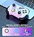 arVin Mobile Gaming Controller for iPhone/iPad/Android/Tablet/Switch/PS4/PC, Wireless Gamepad with Hall Effect Joystick/Linear Trigger/RGB Light/Turbo/Back Key/PS Remote Play/Xbox Game Pass/Steam