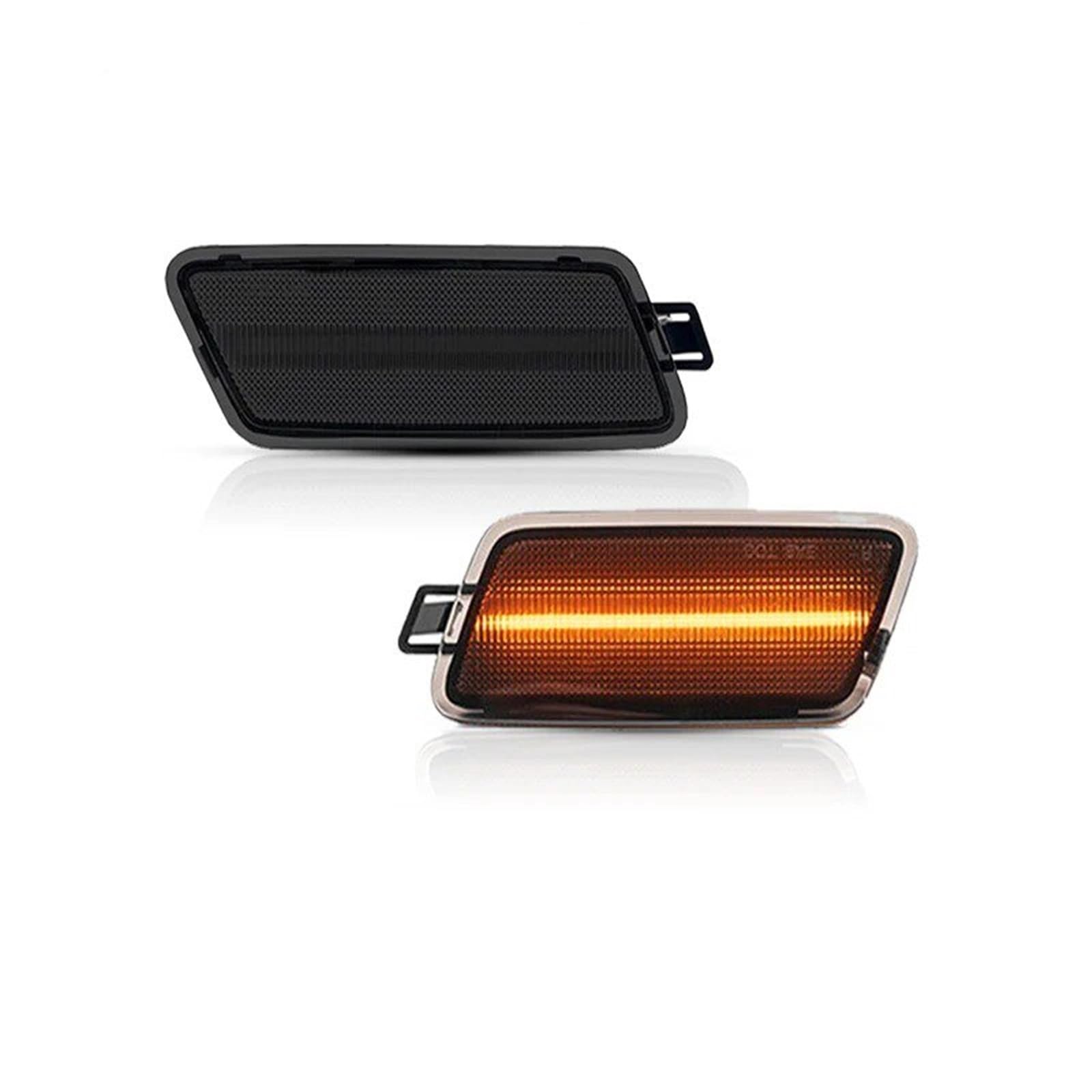 Direzione Indicatore Ambra/Rosso Full LED T10 Luce Posizione Laterale Per 2012 2013 2014 2015-2018 Per A7 S7 RS7 Indicatore Direzione/DRL Lampade Posizione Laterali Indicatori Direzione(2pc Smoked Am
