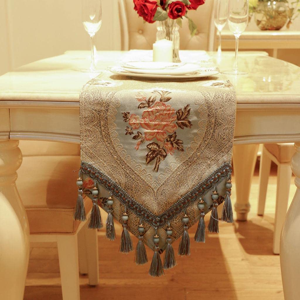 Tizarat Enterprise Luxury Table Runner Cover for Wedding Party Holiday Table Setting Decoration