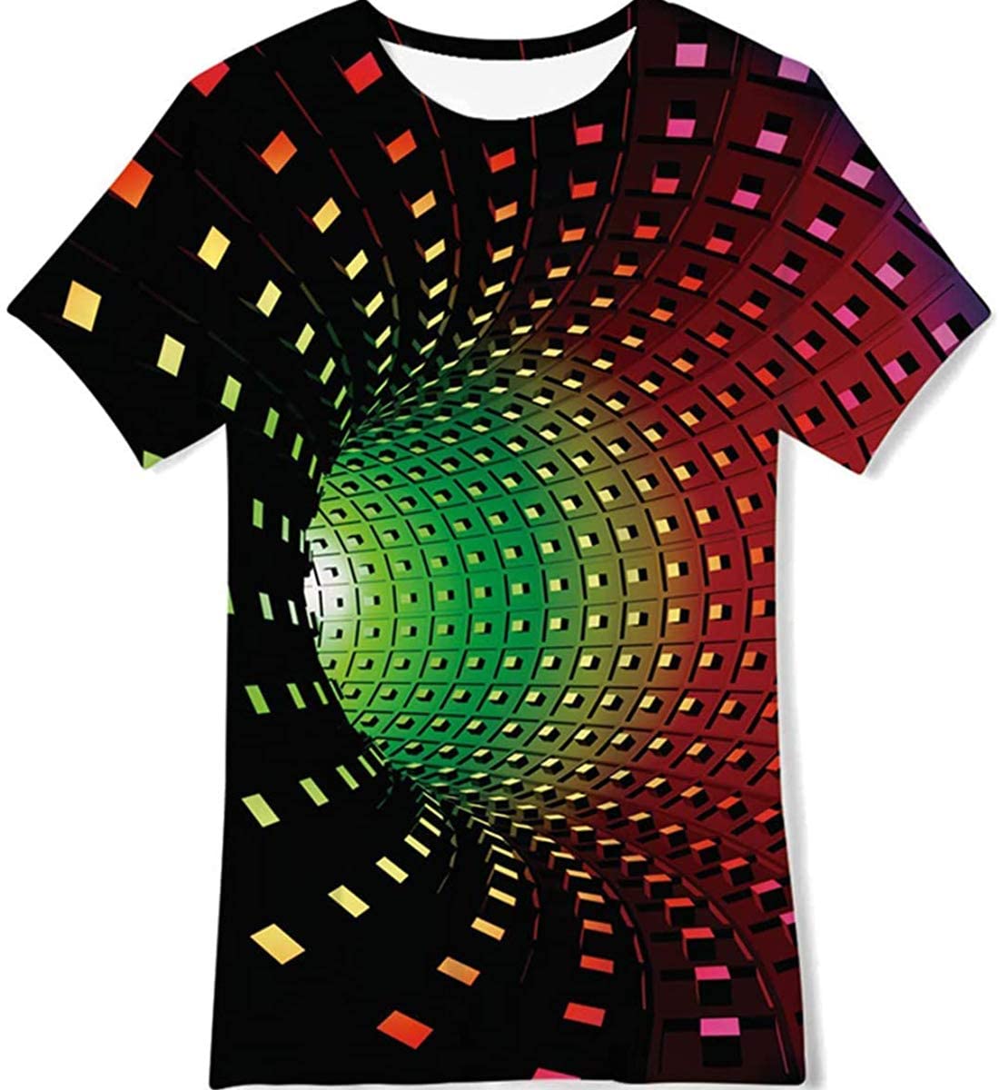 Boys Girls 3D T-Shirt Cool Crewneck Short Sleeve Graphic T Shirt Summer Tee Shirts for Kids Teens 6-13 Years