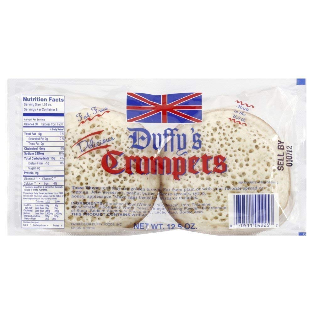 Duffy's Crumpets, 12.5 oz