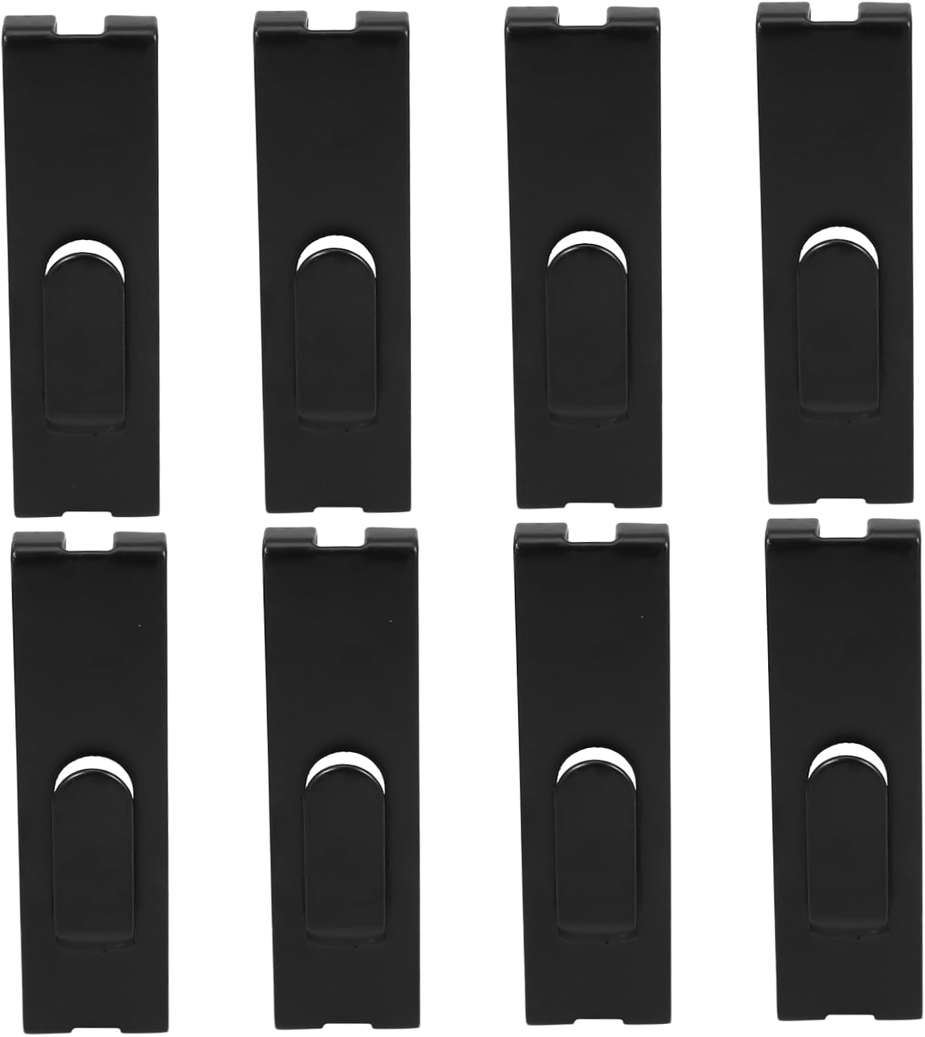 WOONEKY 8pcs Hooks for Grid Wall Display Wall-Mounted Hanging Hooks for Pictures and Organization for