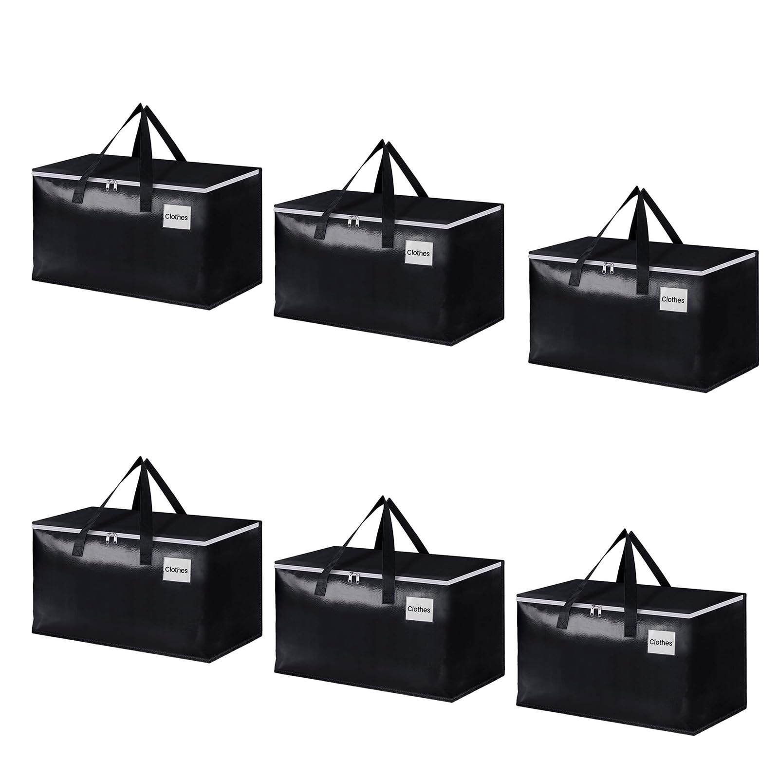 Buxuaaaa Duty Extra Large Moving Bags Storage Toted with Strong Handles for Space Saving, Fold Flat, Alternative to Box, Bin Moving Supplies