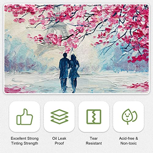 Ctosree 6 Pack Artist Canvas Panel Boards 24 X 36 Inch White Blank Flat Canvas Board 11Oz Primed Acid Free Cotton Canvases For Painting Art Supplies Paint Canvases For Acrylic Oil Watercolor Gouache #TOP3