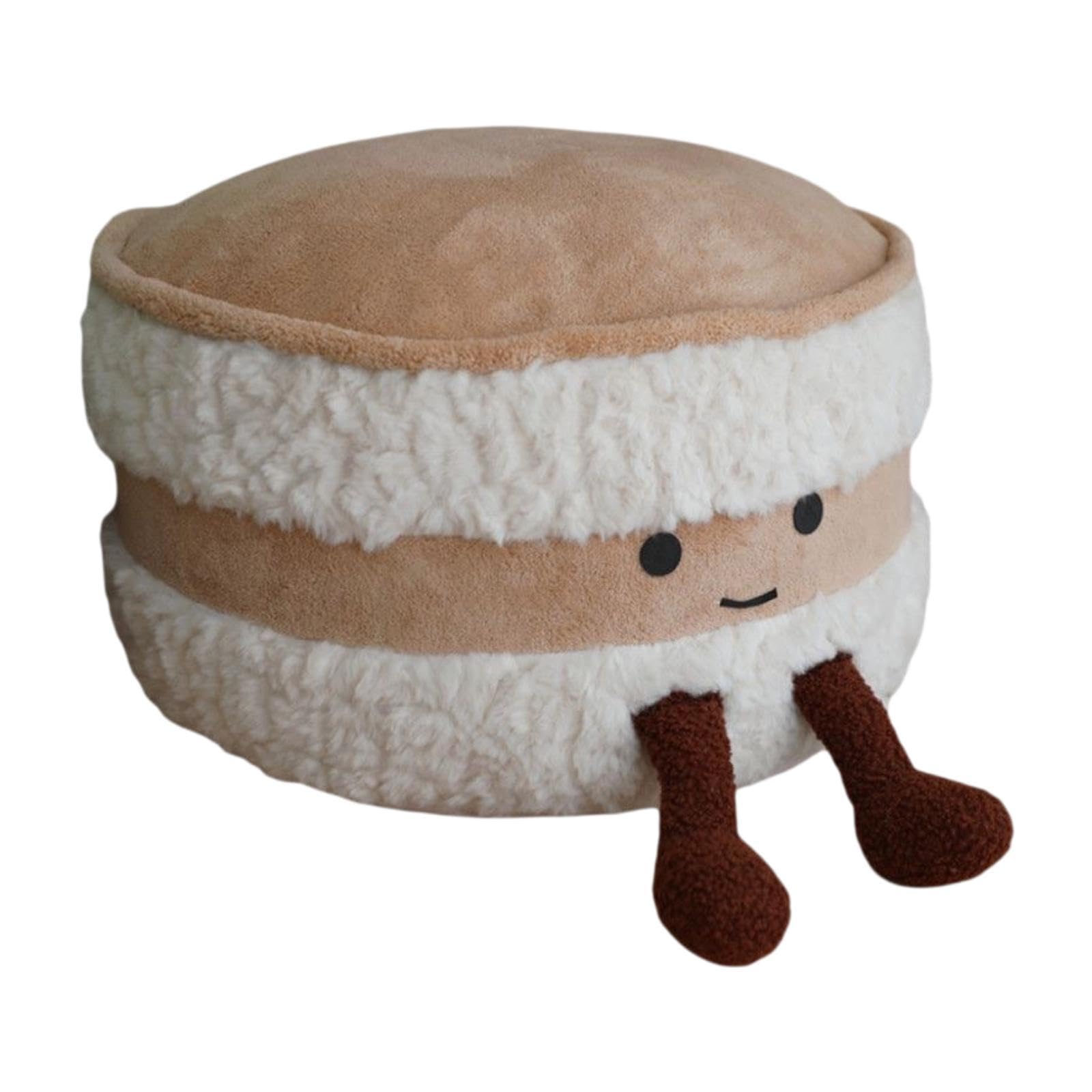 CALANDIS Floor Pillow Round Stuffed Pouf Ottoman for Living Room Tea Ceremony Bedroom | Cushions & Pads | Patio & Garden Furniture | Yard, Garden & Outdoor Living | Home & Garden-picture-27