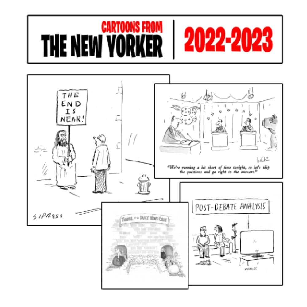 Cartoons From The New Y🇴rker 2022 Calendar: Funny Hilarious Comics Gift Idea / White Elephant / Secret Santa / Birthday Present 2022-2023 Monthly Planner Supplies
