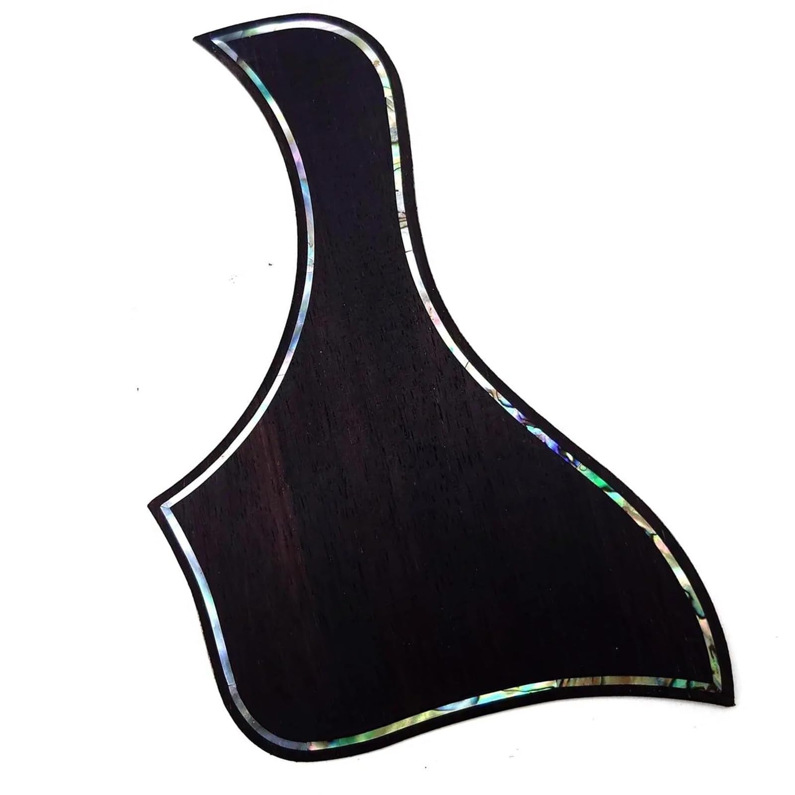 Pickguard do gitary akustycznej dla początkujących Pickguard do gitary akustycznej z litego palisandru z intarsjowanym kwiatem(3/4)