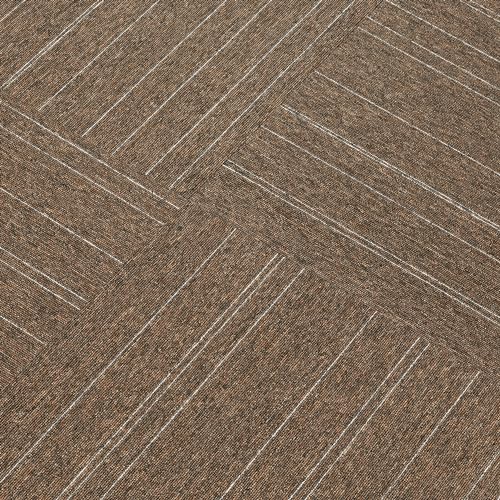 Image of Mohawk Basics 8 inch x 8 inch Carpet Tile Sample with EnviroStrand PET Fiber in Earth Tone, (1 Sample)