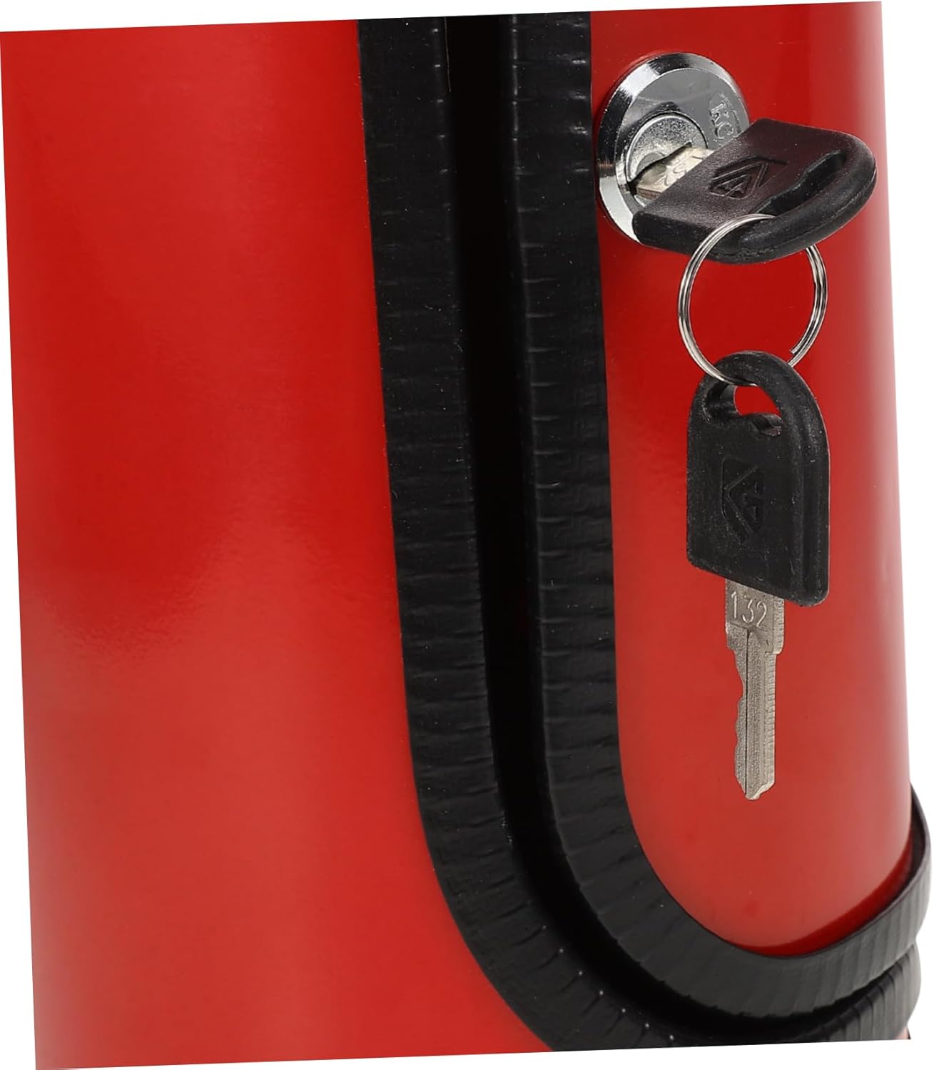 Fire Extinguisher Shaped Wine Holder Storage Container for Whiskey Brandy and Wine Bottles with Cup Storage Plastic and Iron Material for Home and Party Use