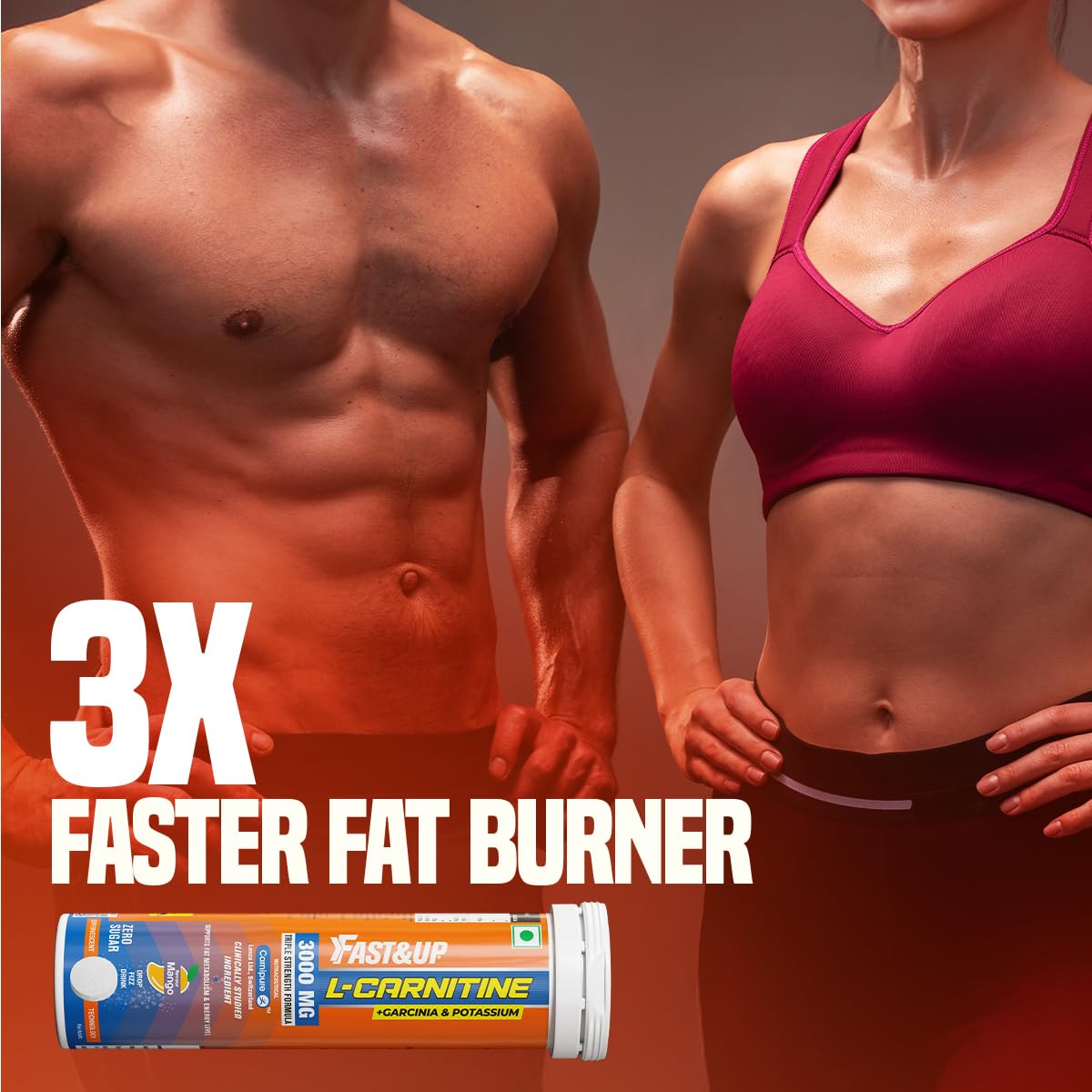 Fast&Up L Carnitine 3000mg Effervescent Tablets