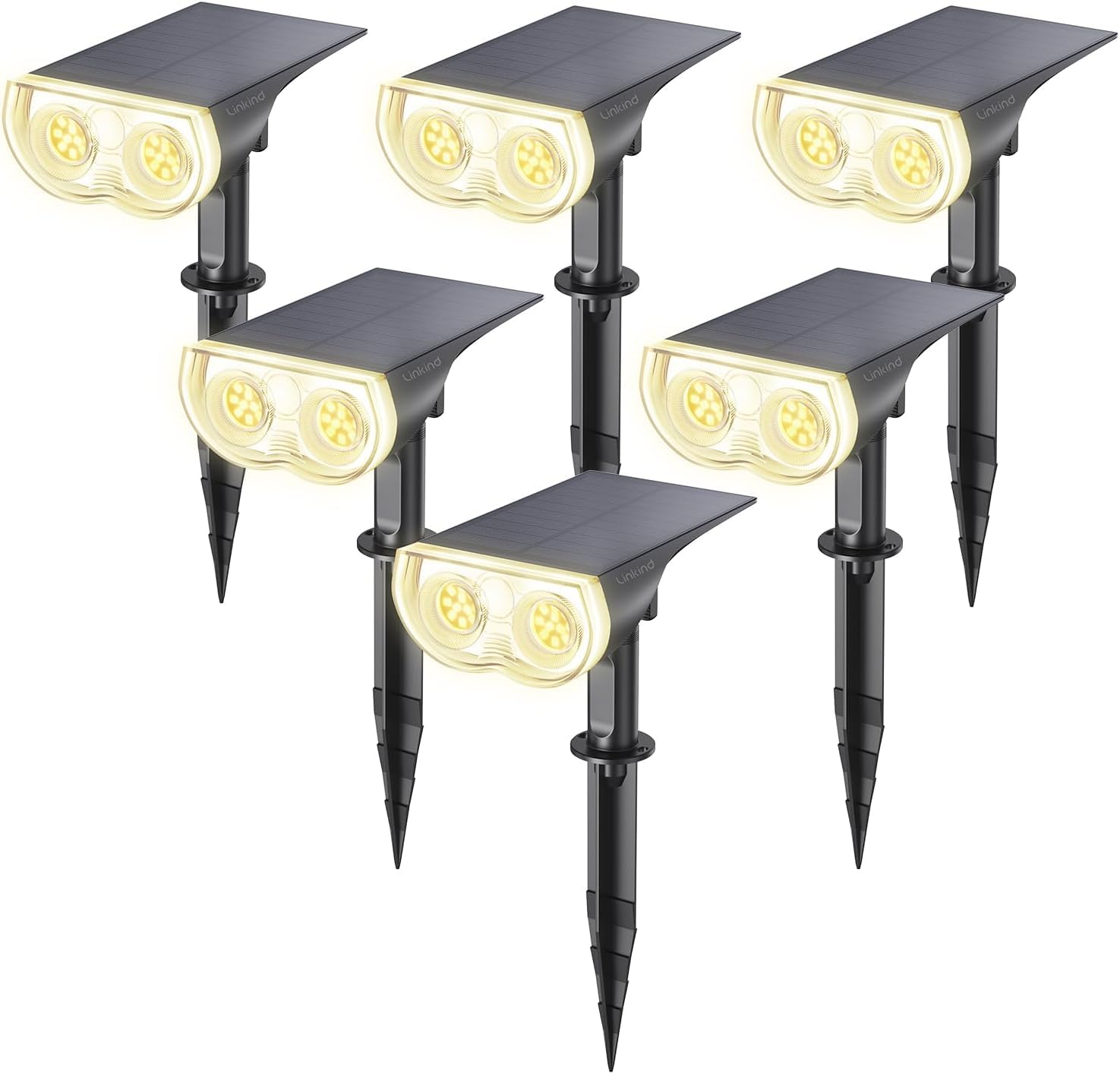 linkind lampe solaire extérieur 800lm