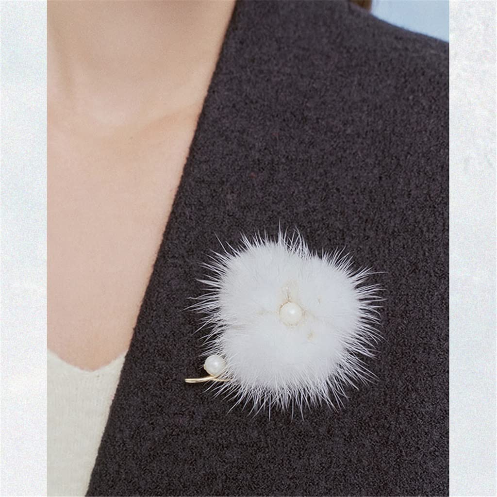 Spilla A Fiocco Grande In Pelliccia Sintetica – Decorazione Elegante Per Camicie E Cappotti, Accessorio Moda Donna