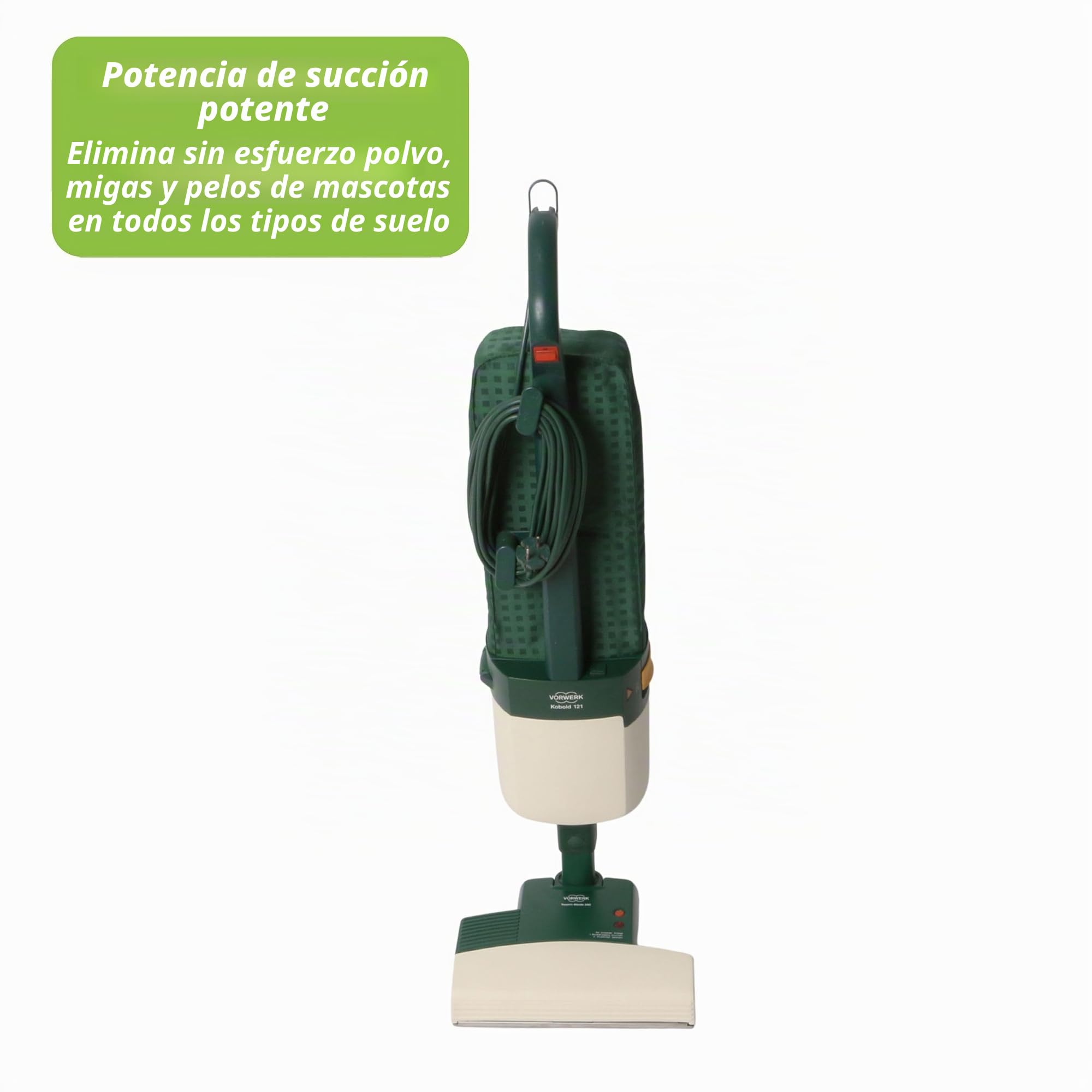 Staubsaugerladen.de Vorwerk Kobold VK121 - Aspiradora y cepillo para alfombras ET340