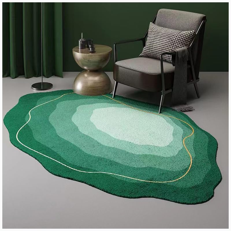 Tapis géométrique moderne pour balcon abrité et salon chaleureux en version E - 3