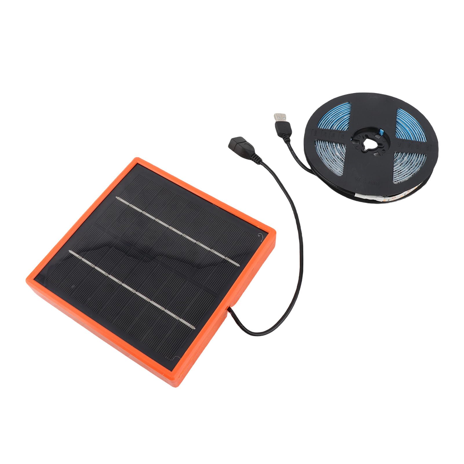 Lampe de Croissance pour Plantes Solaires, Lumière du à Spectre Complet, Lampe de Croissance à énergie Solaire 5 M LED pour Plantes, Lampe de Croissance de 5 M avec Panneau