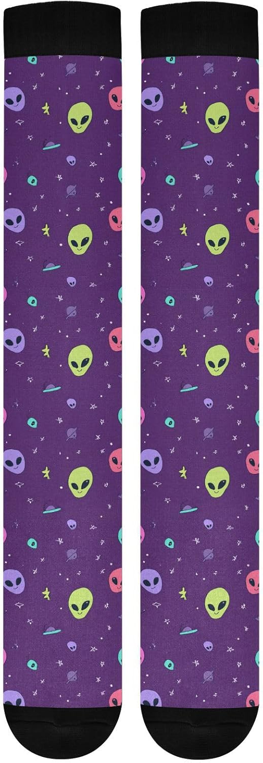 Wusikd Cute Penguin Compression Socks for Women and Men Circulation Long Socks for Athletic Running 1 - Image 8