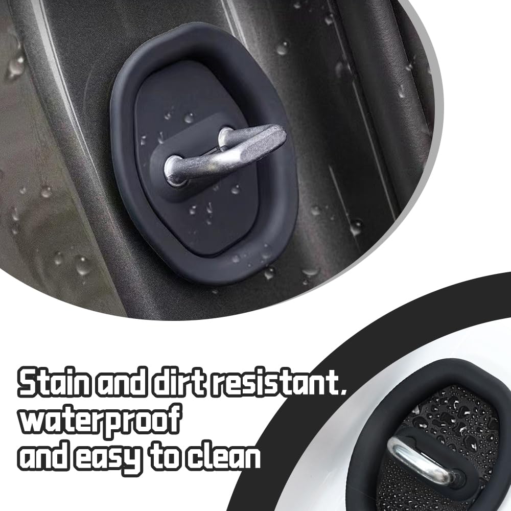 VBGURR Türschloss Abdeckung 2 Stück - Silikon Schutz Für Auto Türverriegelung