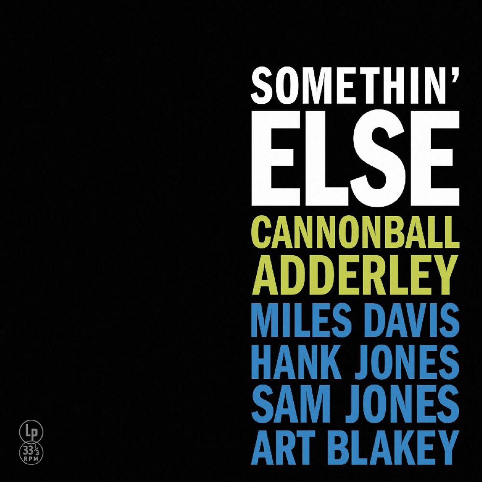 Cannonball Adderley - Somethin' Else (Hermitage) Vinyl 12"" Album
