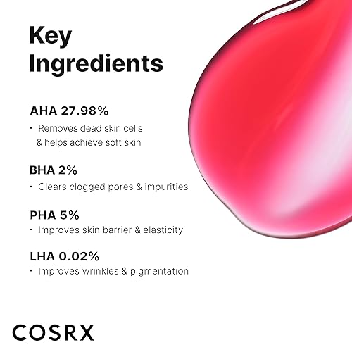 Miniatura 3 de COSRX AHA BHA PHA LHA 35% Peel 1.01 fl. oz / 1.0 fl oz, gel exfoliante químico para piel opaca, áspera y grasa con células de piel obstruidas de