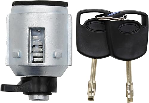 Kit de reparación de cilindro de cerradura de puerta de combustible con 2 llaves de repuesto para Ford Transit Connect 2002-2012 2S6Z-5828624-A