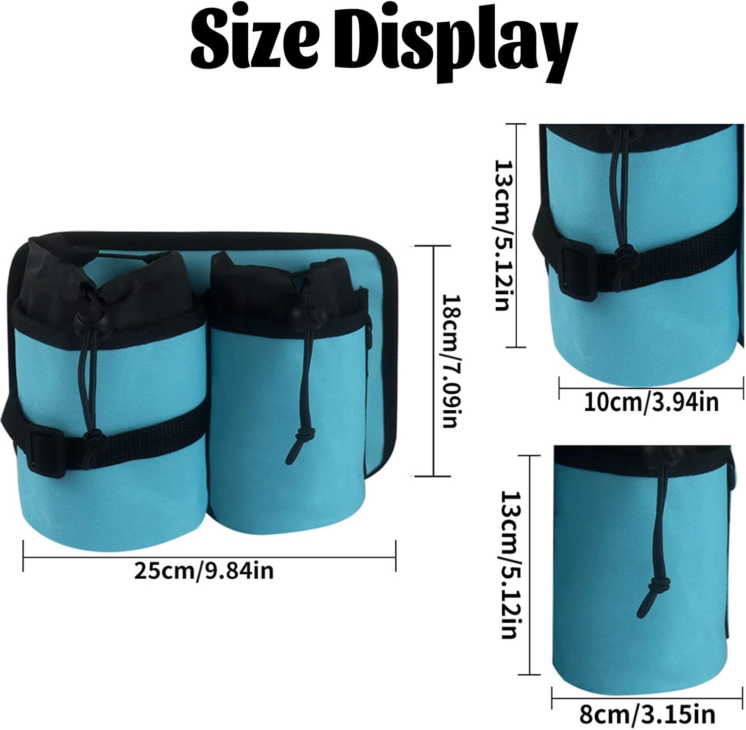 荷物トラベルカップホルダー ショルダーストラップ付き スーツケースハンドル用 旅行用ドリンクホルダー 断熱トラベルカップバッグ 異な