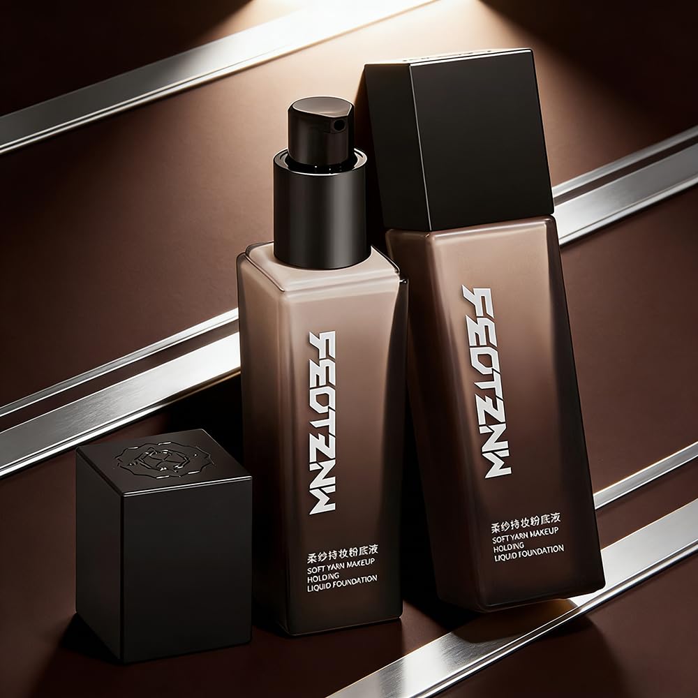 Feotznw Flawless Finish Foundation Makeup - Lightweight Medium Coverage, Semi-Matte Finish for Uneven Skin Tone, Vegan & Cruelty-Free -1.014 Fl Oz-Porcelain - Image 7