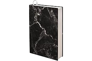 Black Book Covers: Jumbo Marble Print for Textbooks up to 9" x 11"