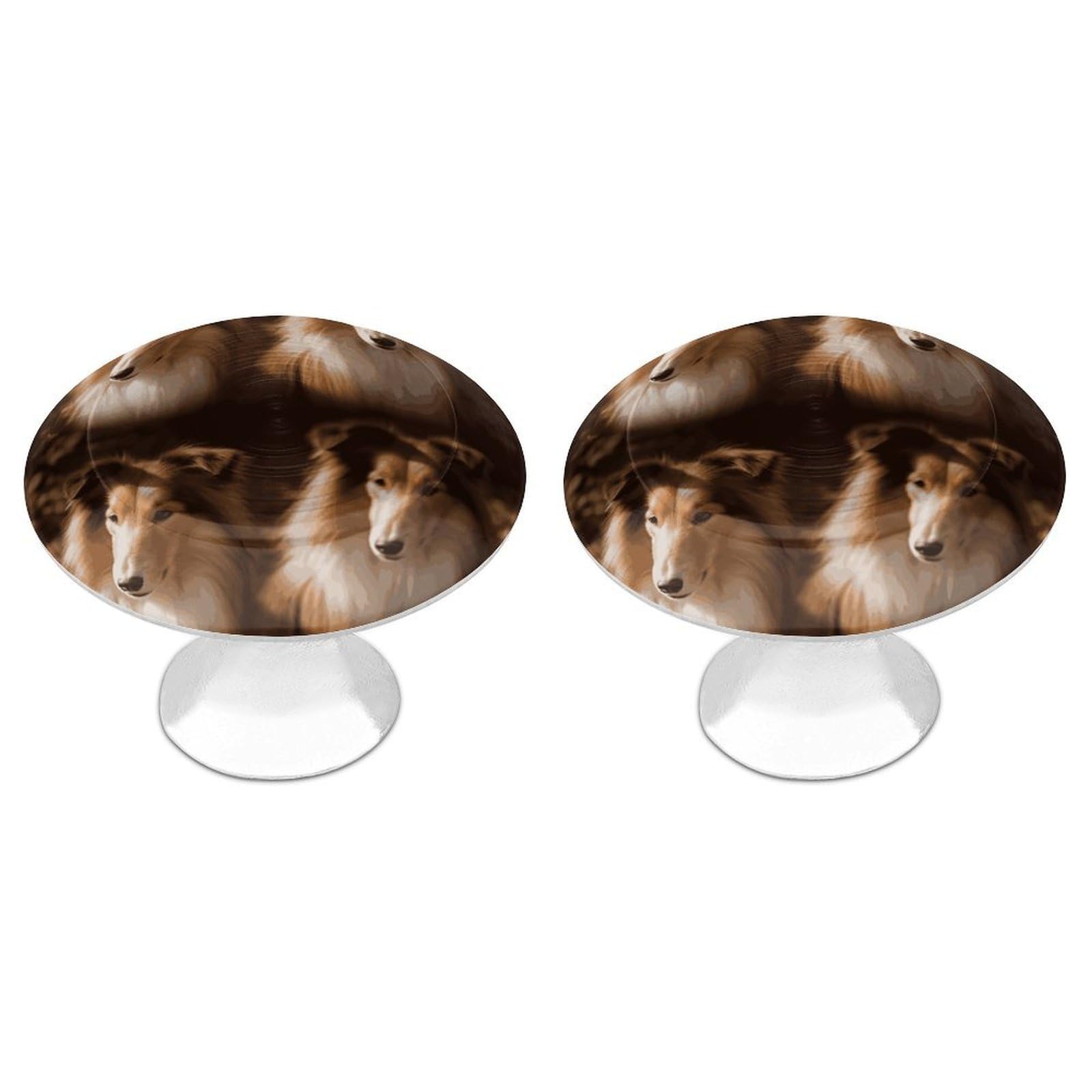 FekiLoot Shelties Cabinet Knob Kitchen Drawer Knob Stainless Steel Round Drawer Pulls Modern Cabinet Hardware Vintage Dresser Drawer for Kitchen Bathroom Closet Dresser Cabinets