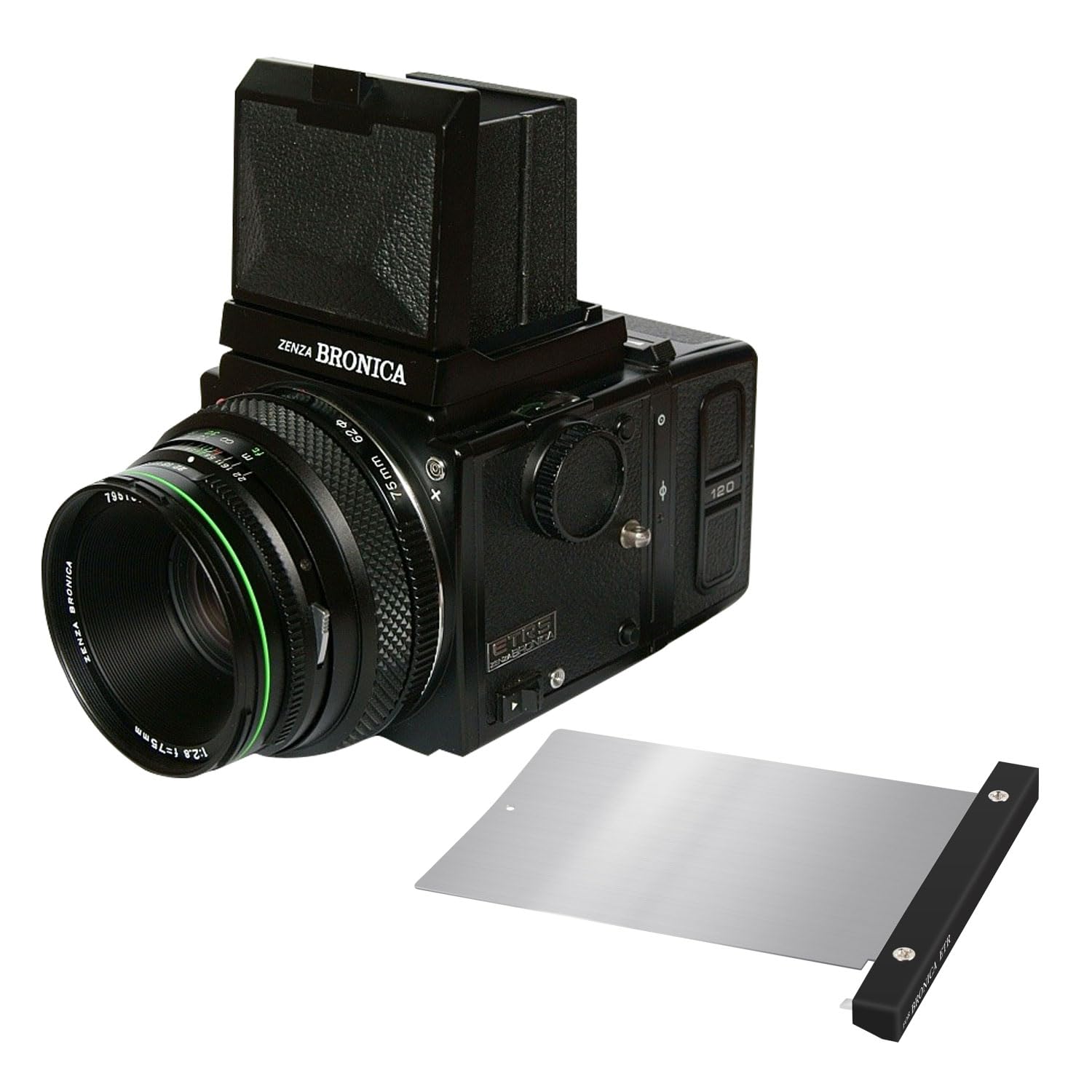 eTone Adaptador de pared trasera Dark Slide para cámaras Bronica ETR ETRS ETRSi