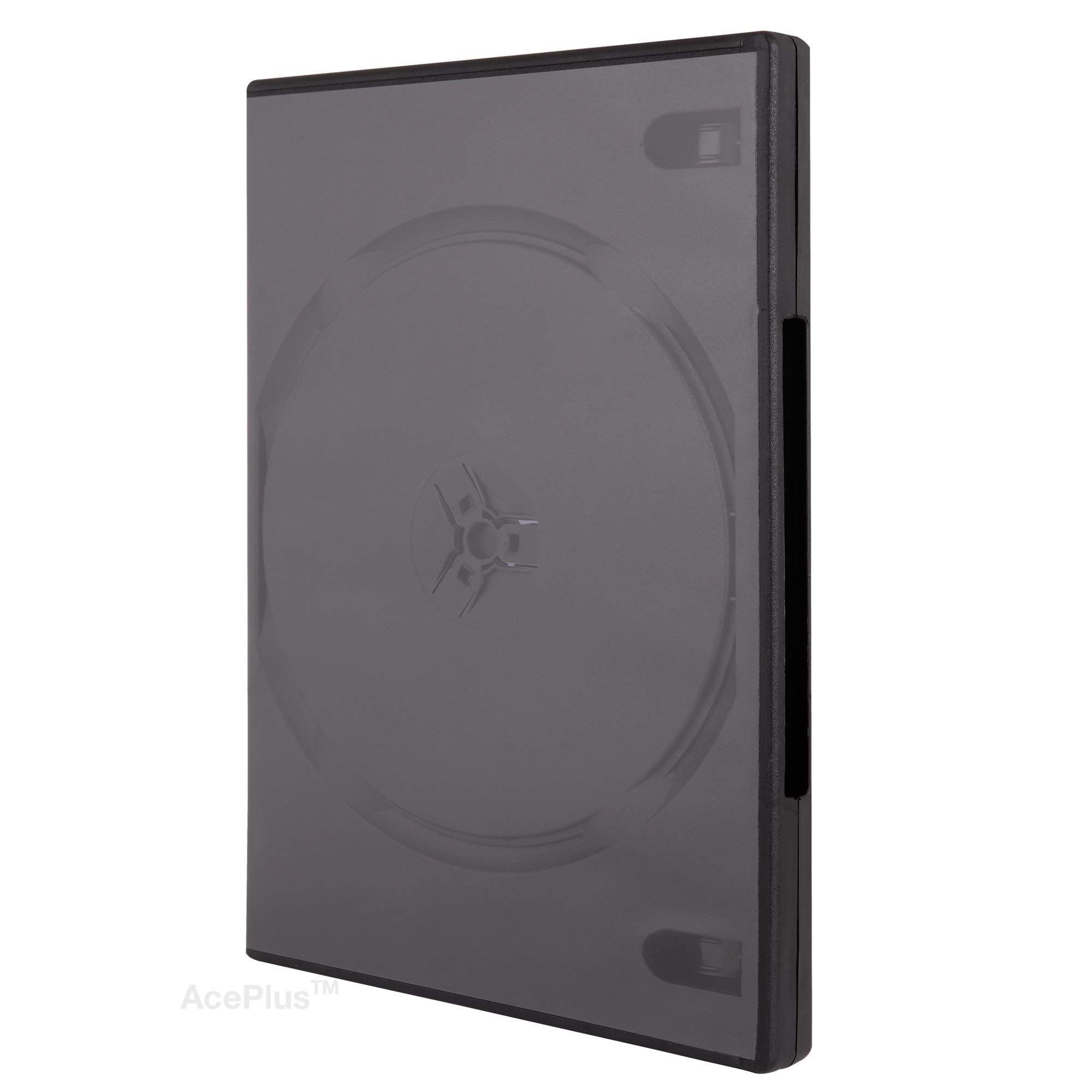 Amazon.com: AcePlus DVD Case Black Quad for 4 Discs with Trays