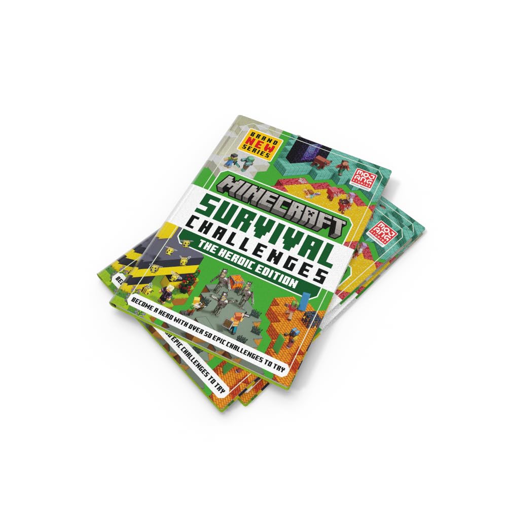 Minecraft Survival Challenges: The Heroic Edition: An official illustrated guide, perfect for fans, beginners and gamers of all ages