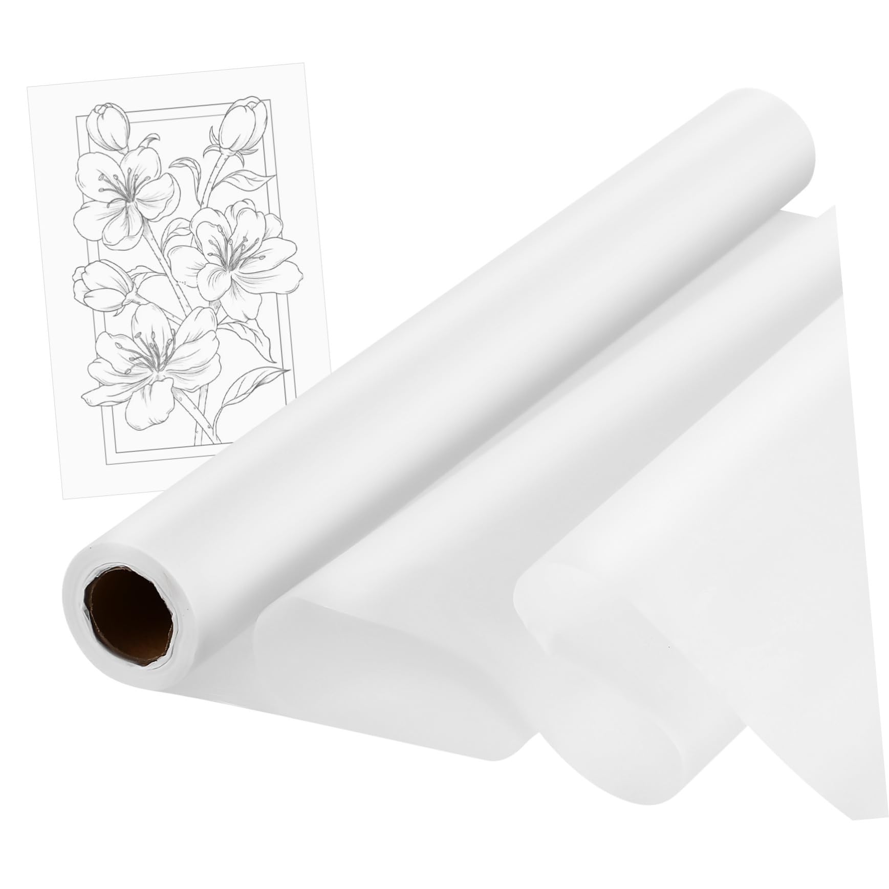 Beatifufu Carta da Lucido Trasparente per Disegno e Calligrafia Alta Trasparenza per Artisti e Studenti