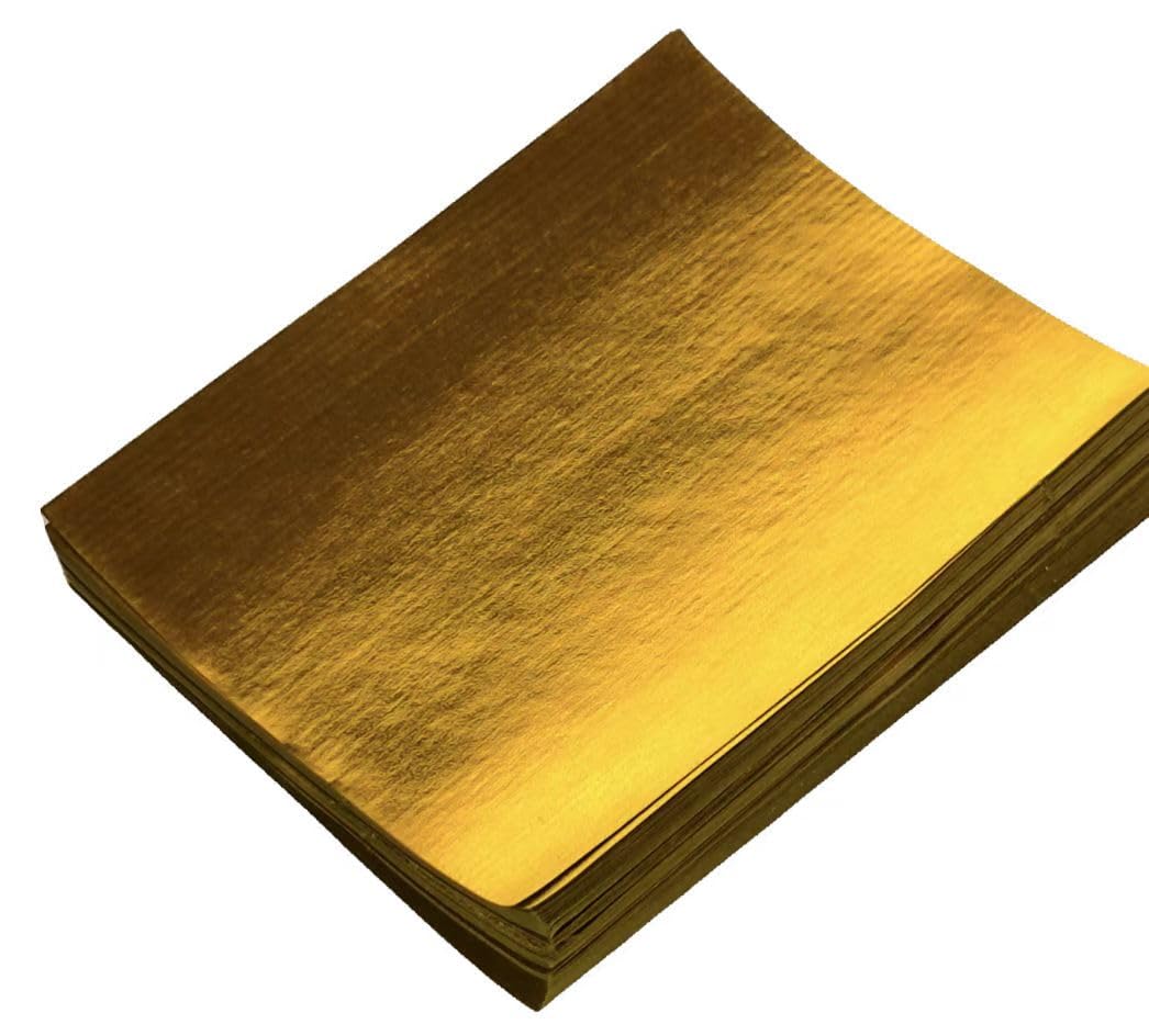 ZHANGXJ Gold Foil Chinese Joss Paper Yellow Ancestor for Funeral Qingming Festival Hungry Ghost Festival ﻿