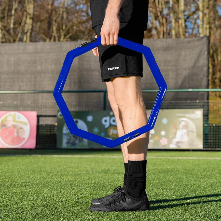 FORZA Agility Training Octa Rings [Pack of 6] | Soccer Training Equipment | Multi-Sport Agility Ring Set | Speed Training Equipment | Sports Equipment