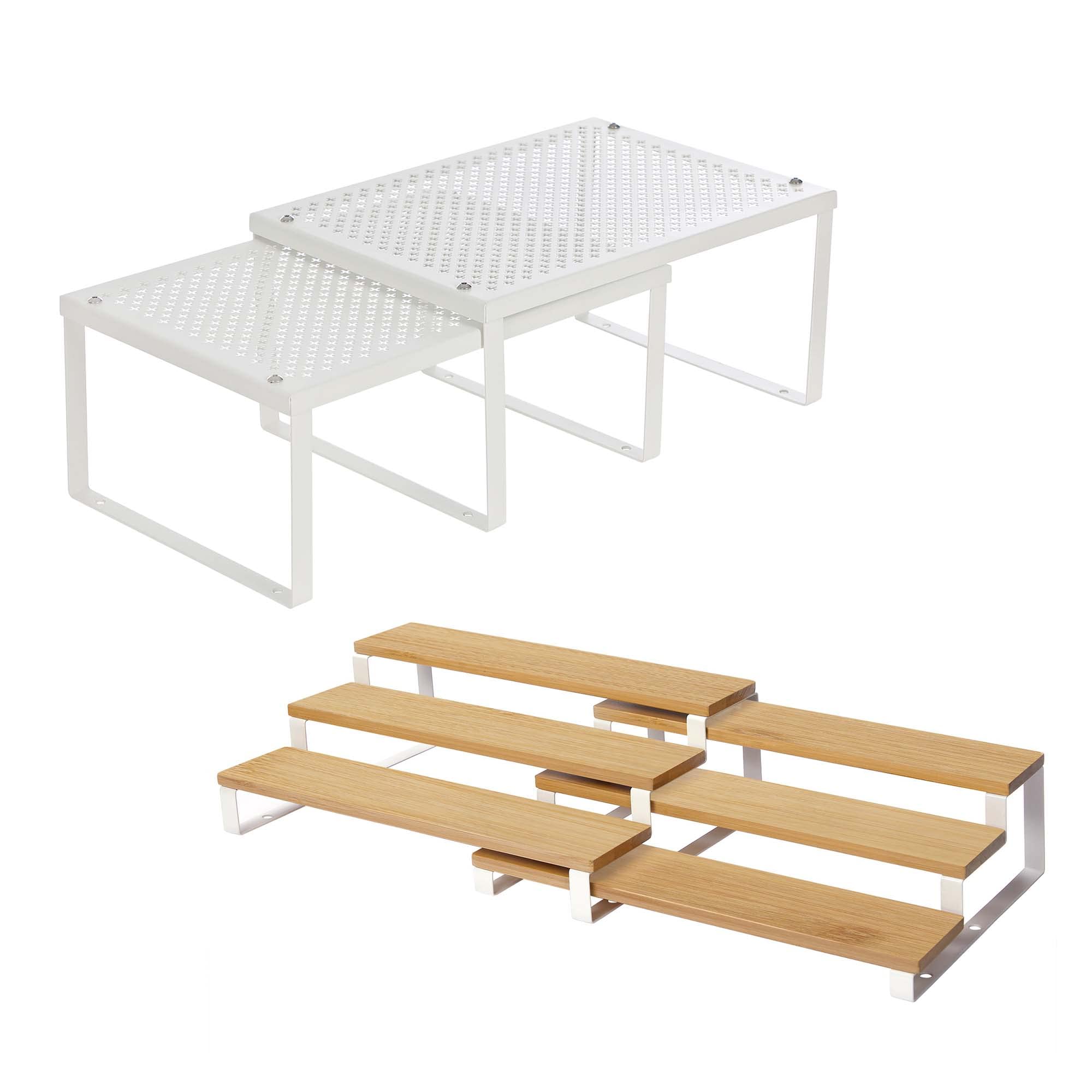 SONGMICS Cabinet Shelves & 3-Tier Spice Rack Bundle