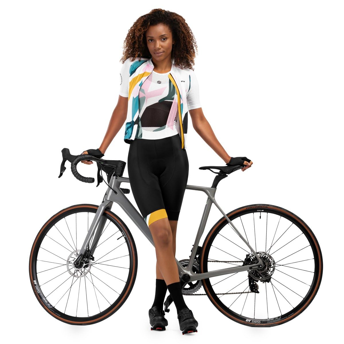 SIROKO Camiseta Interior Ciclismo de Tirantes Mujer Ajuste Transpirable, Base Layer Ciclismo