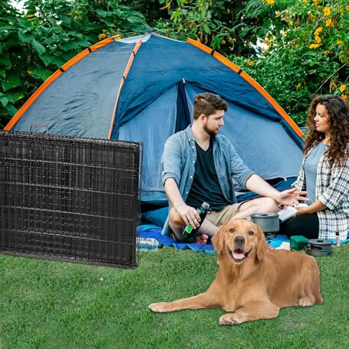 Dog Crate - Medium 36 Inch Double Door Portable Dog Cage, Metal Wire Pet Kennel with Secure Lock, Leak-Proof Pan Tray, Foldable Design for Dogs Pets Indoor Training and Outdoor Trave - Image 7