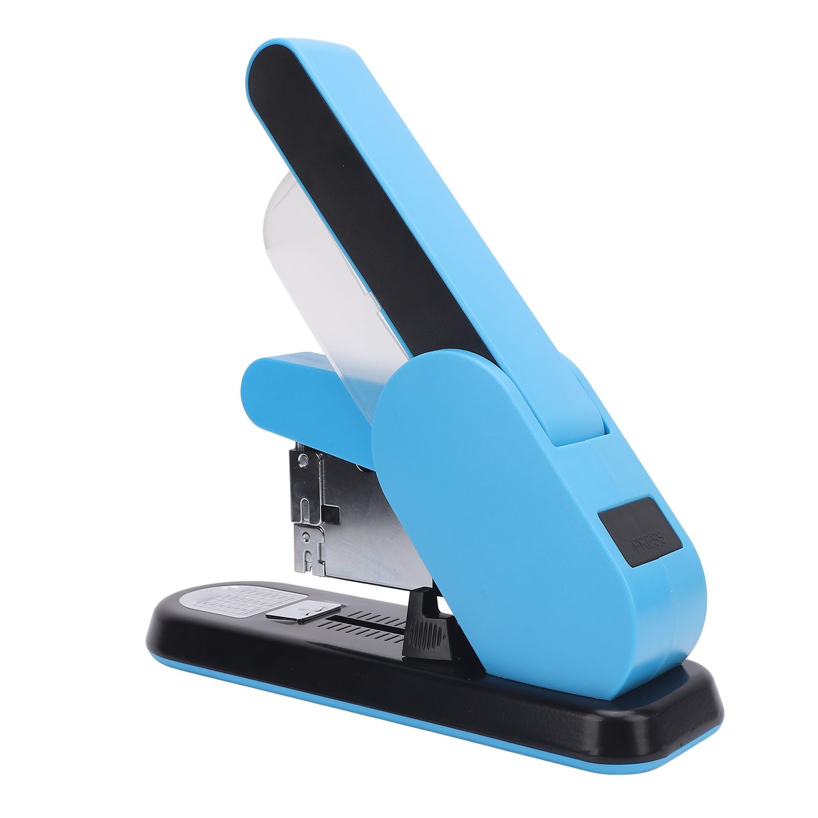 Generic Grapadora de Escritorio Resistente de Profundidad Ajustable, 130 Hojas, Color Azul, Grapadora de Papel de Gran Capacidad para Oficina, Escuela y Hogar