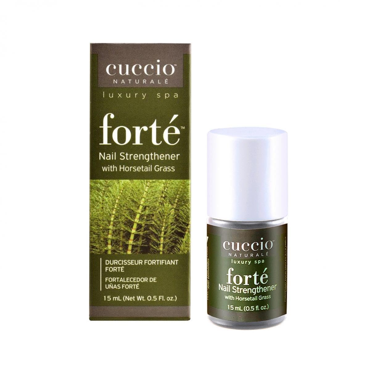 Cuccio Naturale Nail Strengthener 15 ml, Forte Horsetail Grass