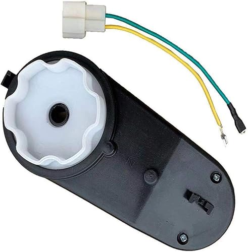 Vista 5 de Caja de cambios 12V390 20000RPM con motor de CC, motor RS390 de 12 V con caja de engranajes para niños, accesorios de paseo eléctrico para niños