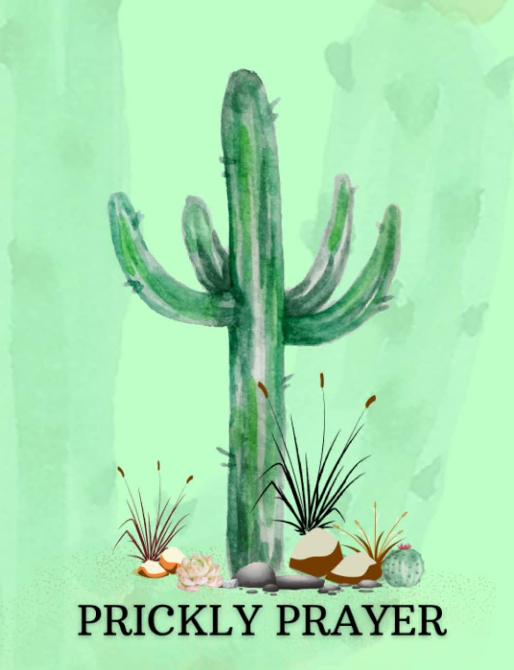 Independently published Composition Book: Cactus Design Cover, Green