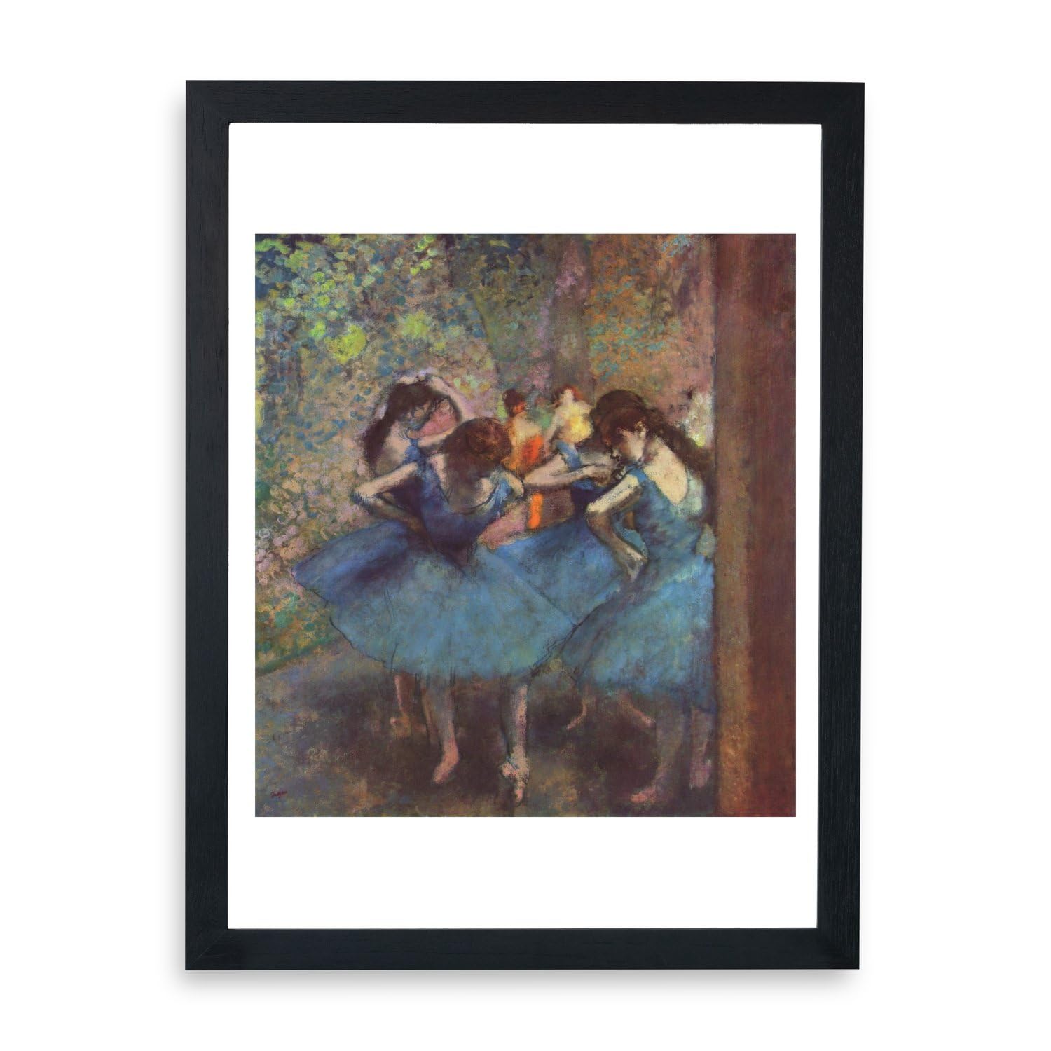 Affiche encadrée Blue Dancers Edgar Degas Spiffing Prints